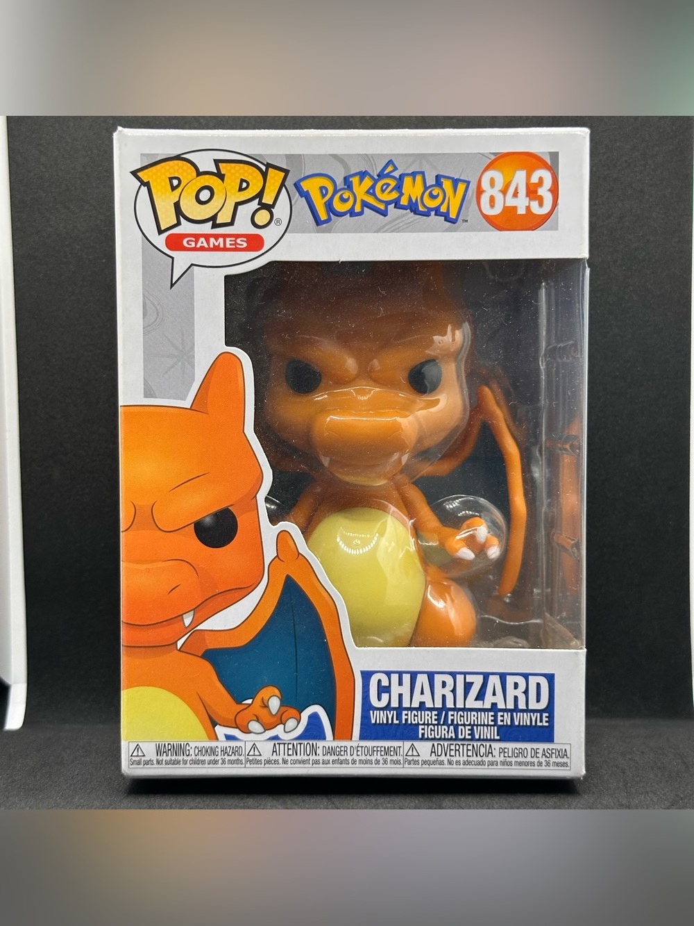 Funko Pop Pokémon Charizard #843 Vinyl Figure Box Wear